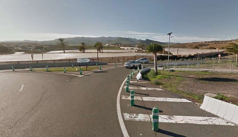 Lugar donde se produjo el accidente (Foto TA)